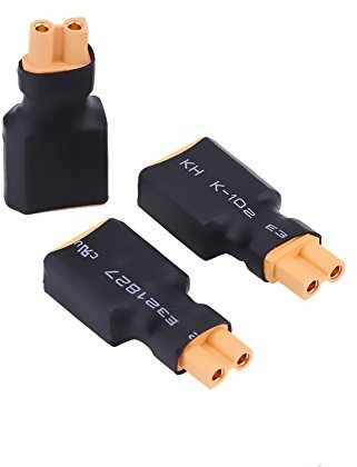 RC Batterie Adapter, XT30 auf XT60 Adapter, 2 Typen, 5 Stück/Set, universell für Modellebau, Display Kunstobjekte, DIY Projekte