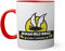 Wuhan Wild Wings Bat Team Tasse innen und am Henkel rot außen weiß Mug 330ml
