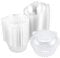 Corkwaw 50 Pack Clear Plastic Cupcake Muffin Single Cup Cake Holders Boxes Pods Domes Cases, for fairycake,Large Muffin,Salad