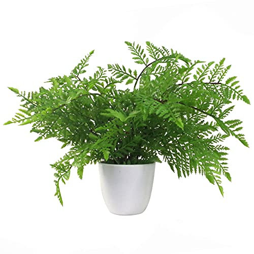 Leaf Planta Artificial Realista de Helecho, 30 cm
