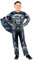 amscan (PKT) (9912949) Child Boys Justice League Superman Costume (4-6yr)