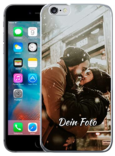 König Design Handyhülle mit Foto für Apple iPhone 6 Plus / 6s Plus - Personalisierte Hülle, selber gestalten, mit Bild - Schutzhülle aus weichem TPU Material