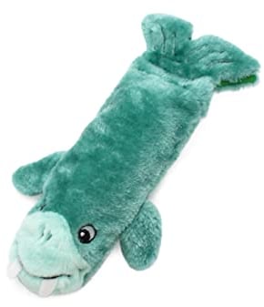 ZippyPaws Bottle Crusherz - Zippy Paws Summer Dog Toys for Large and Small Dogs, Wild Animal Toys with No Stuffing, Summer Dog Toys for Chewers, Dog Squeak Toys Pack of 1, Walrus