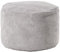 Home4You Sitzpouf - Hellgrau - Cordbezug - EPS-Styropor-Kügelchen - Ø 55 cm