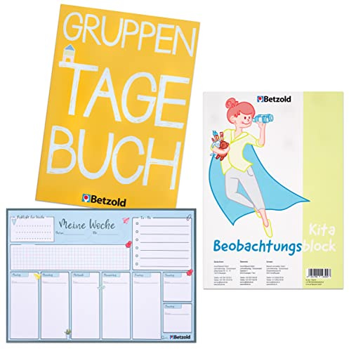 Betzold Kita Set Planung und Beobachtung Gruppentagebuch Wochenplan