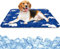 YAGE Hunde-Kühlmatte, Haustier-Kühlkissen, Hundebett, Tiere, Sommer-Schlafmatratze für Katzen, Welpen, Kaninchen, Kisten und Zwinger, selbstkühlende Gel-Matte für Hunde, Katzen, groß (L,50x60 cm)