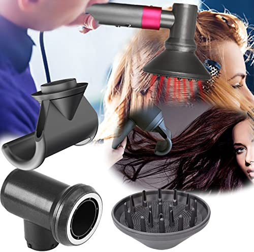 Diffusor und Adapter Nozzle für Dyson Airwrap Styler für Airwrap Styler in eine Haartrockner-Kombination Haartrockner Zubehör Adapter für Dyson (1 Diffusor 1 Adapter 1 Nozzle)