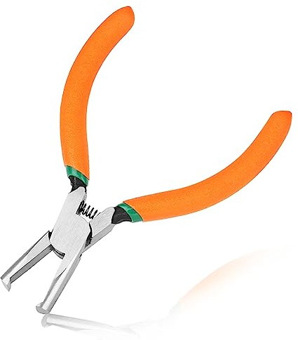 LEONTOOL Taglierina trasversale da 12,7 cm SMT/SMD Taglierine per chip Pinze da taglio laterale Taglierina ad angolo anteriore Tronchese con punta piatta extra lunga Lama a 90 gradi