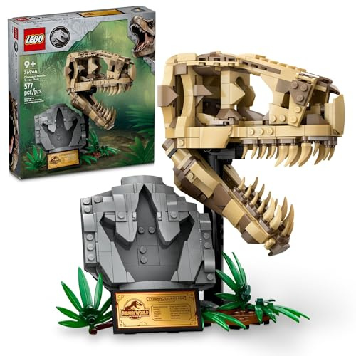 Carphone Warehouse Lego Set Jurassic World 76964 Fósseis de Dinossauros: T-Rex Caveira 577 peças