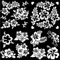 GORGECRAFT 4 Styles Hibiscus Flower Car Sticker Hawaiian Stickers and Decals White Reflective Stickers Waterproof Vinyl Automotive Exterior Decor for Suv Truck Motorcycle Doors Walls Laptop