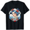 Glaube Liebe Hoffnung Tattoo Design mit Herz Rosen + Anker T-Shirt