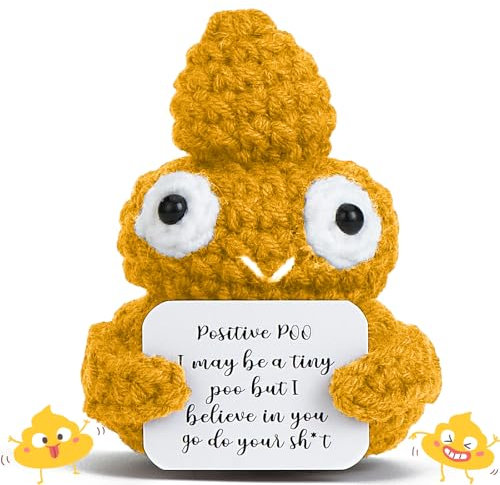 XBOCMY Pocket Hug Positive Kartoffel, Kreative Strickwolle Kartoffel Puppe, Mutmacher Geschenk, Gute Besserung Geschenk, Glücksbringer Prüfung Geschenk