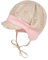 maximo Mädchen Mütze/Schildmütze mit Bindeband 4550 1324 in beige, Kleidergröße:37, Farbe:Beige