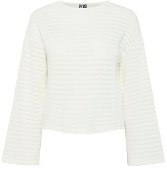 PIECES PCMANILLA LS O-Neck TOP MM