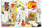 GAJUYL Jean-Michel Basquiat Poster Andy Warhol Graffiti-Kunst-Serie, Poster, Straßenkunst, Leinwanddruck, dekoratives Gemälde, ungerahmt, 20 x 30 cm
