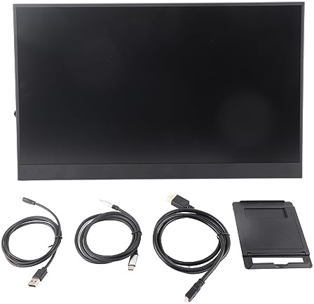 Diyeeni 17.3 in Portable Monitor 144HZ 1080P, Laptop Screen Extender for Travel, HDR Monitor with Type C Mini HDML for Laptop Phone PC Tablet