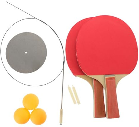 CORHAD Tischtennis Trainer Mit Elastischem Schaft Und Indoor-schlägerspielzeug Hochwertige Tischtennisbälle rutschfeste Unterseite Für Junge Mädchen Und Erwachsene