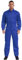 winying Herren Arbeit Overall mit Elastischer Taille Baumwolle Langarm Maleroverall Einfarbig Jumpsuit Arbeit Uniform Königsblau XXL