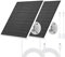 Panneau Solaire pour Caméra Eufy, 5W Chargeur Solaire pour Eufycam Compatible Avec Eufycam 3/3C/2/2C/2C Pro/E/E20/E40/L20/L40, Panneau Solaire pour Eufy Avec Port Usb-C, Adaptateur Micro Usb