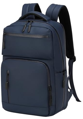 SUIKIHUM Laptop Backpack for Men,Flight Approve Daypack Anti-Theft Rucksack | Waterproof Travel Backpack,with 15.6-inch Laptop Sleeve,Blue