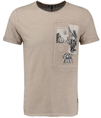 KEY LARGO Herren KLWHEELS Round T-Shirt, Sand (1005), Large