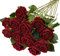 RXKFIGX 12 Pezzi Rose Fiori Artificiali Bouquet di Fiori di Seta Artificiale Rose Vino Rosso Finte in Seta Artificiale per Matrimoni Home Office Cucina Ufficio Giardino（Vino Rosso）