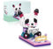 WANENGEDIY MOC Buchhaltender Panda – DIY Kreatives Tier-Baumodell, Anspruchsvolles Montage-Set für Erwachsene, Niedliche Heimdekoration, 326 Teile