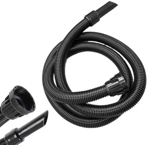 Vacuum Hose, 1PCS 2.5 Metre Pipe Attachments, Spare Parts Cleaning Adaptor Tool Hose Replacement Pipe Spare Replacement Vacuum for Henry Hetty Hoover(Black)