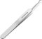 Pinze in acciaio inox Pinzette estrattrici curve in acciaio inossidabile argentato per la rimozione di acne, macchie, punti neri (comedoni), punti bianchi e brufoli.