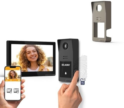 Extel - Kit visiophone filaire connecté Digital Connect + coque gris titane