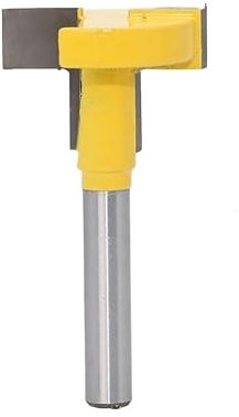 1pc T-Slot T-Track Slotting Router Bit - 1/46mm Shank For Woodworking Chisel Cutter(6.35mmX8mm)