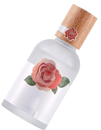 IWOWHERO Grüner Rosen Damenparfüm 50ml Natürliches Eau De Parfum Leichter Frischer Duft für Outdoor Reisen und Alltag Feines Sprühdesign