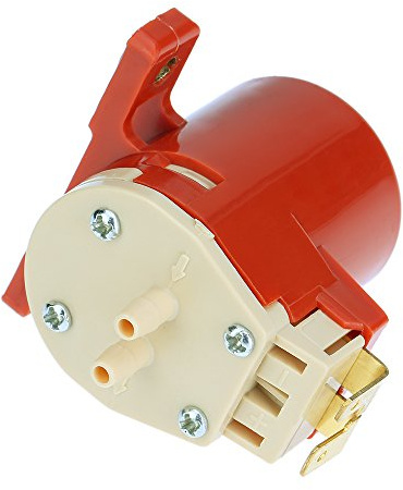 AKLOSIPY Bomba Universal para Limpiaparabrisas, Reemplazo Directo para Unidad Existente, Universal para Automóvil, Camioneta, Autobús, Camión, 6 Meses de Garantía, color: Rojo, Material