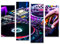 islandburner Bild auf Leinwand Dj Turntable Pult Disco Club Nachtclub Party Bilder Wandbilder Poster
