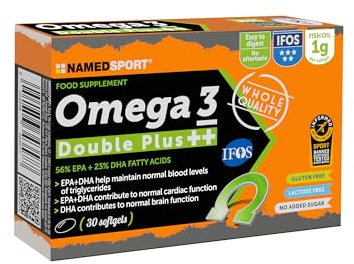 Omega 3 Double Plus 30 softgel - fornisce la più elevata concentrazione di EPA e DHA per capsula softgel e rappresenta l’innovazione più avanzata nella ricerca e nella tecnologia produttiva