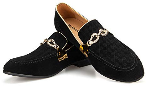 MEIJIANA Scarpe Eleganti Mocassini da Uomo Mocassini Classici da Uomo in Ecopelle Scarpe