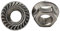 Dado flangiato M8 in acciaio inox 304 con motivo floreale esagonale antiscivolo dado flangiato Confezione da 30 pezzi
