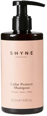 SHYNE - Color Protect Shampoo - Pflegeshampoo für coloriertes und natürliches Haar, für lange anhaltenden Glanz, ohne Silikon, ohne Sulfate, ohne Parabene
