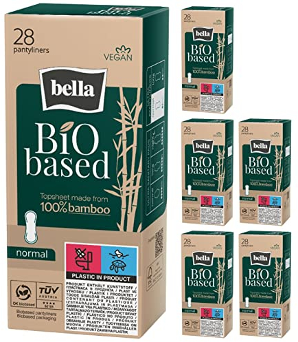 bella Slipeinlagen bio Normal | Vorteilspack (6 x 28 Stück) | normale Bio Hygiene-Einlagen | weich und atmungssktiv | 100% Naturfaser