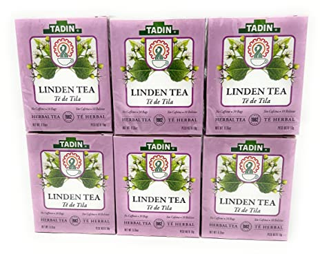 Tadin Linden Tea 6 Boxes Of 10 Bags Per Box (60 Bags)