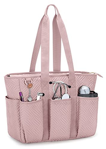 Fasrom Aufbewahrungstasche für Krankenschwester, Tragebare Medizinische Tasche Erste Hilfe Sets Tasche für Medizinstudent, Ärzte (Rosa)