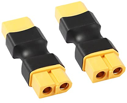 RIIEYOCA XT60 Buchse zu Buchse kein Drahtadapter, XT60 Stecker Adapter für RC FPV Auto Flugzeug Drone LiPo Batterie etc XT60 Port Konvertierung