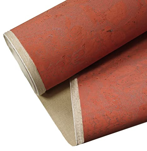 Korkstoff Korkleder 0,25 x 1,4m uni Meterware Kork Natur vegan Korkleder Korkhaut