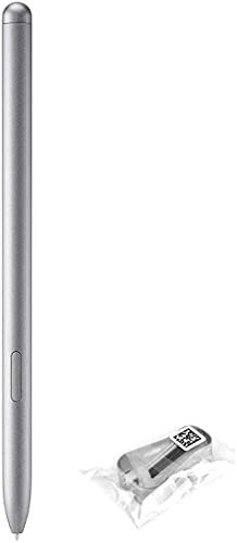 Stylet S Pen de rechange pour Samsung Galaxy Tab S7/S7 Plus/S7 FE (EJ-PT870) + embouts (sans Bluetooth) Argenté