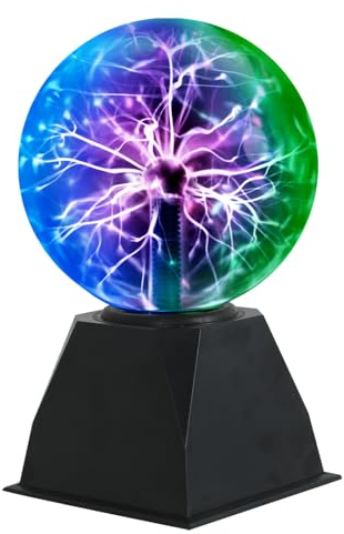Riserva Plasma Ball 6 Magische Plasmakugel Licht, Magic Sphere Lighting Crystal Lamp Für Party, Dekorationen, Schlafzimmer, Haus (3-Farbige)
