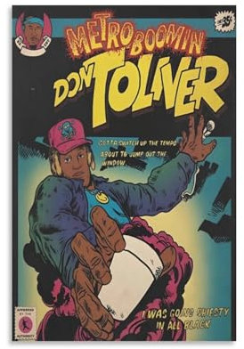 Don Toliver Leinwand-Poster, Schlafzimmer, Dekoration, Landschaft, Büro, Valentinstag, Geburtstag, Geschenk, ungerahmt, 30 x 45 cm
