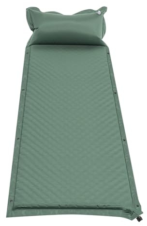 Loohacp Camping Aufblasbare Bett Faltbare Tragbare Matratze，Luftmatratze für Camping oder Heimgebrauch Automatisches Aufblasen，Geeignet für 1 Person-192 * 66cm，Grün