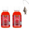 Generisch Red Ink Fishing Liquid, 100ml/3.52oz Red 40 Fishing Liquid, Starkes Fischlockmittel, konzentrierter roter Wurmköder in flüssiger Form (2 Stück)