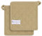 JEMIDI Agarradores Cocina - 2X Agarrador Horno 100% Algodón 20x20 cm - Ideal como Guantes Barbacoa y Horno - Agarraderas para Horno Ollas Calientes - Aptos para Lavadora - Beige