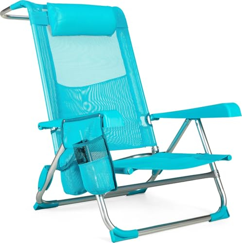 Outtec® Klappbare Gartensessel Sonnenliege - bis 120 kg - Liegestuhl Klappliege Gartenliege Rückenlehne Campingstuhl Strandsessel Strandstuhl